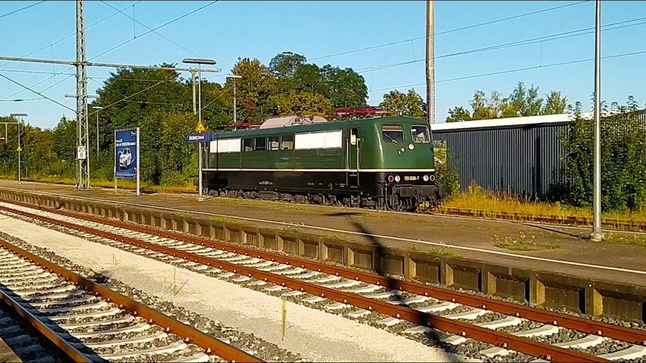 Trainspotting Neuburg Bahnhof (BR151, BR101, 1116, BR440, G1000BB, ...)