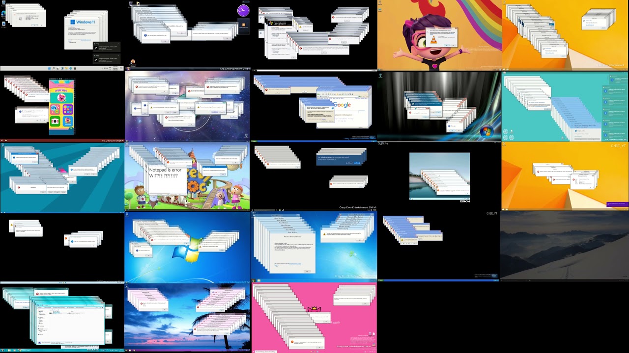 CrEE YT windows crazy error battle