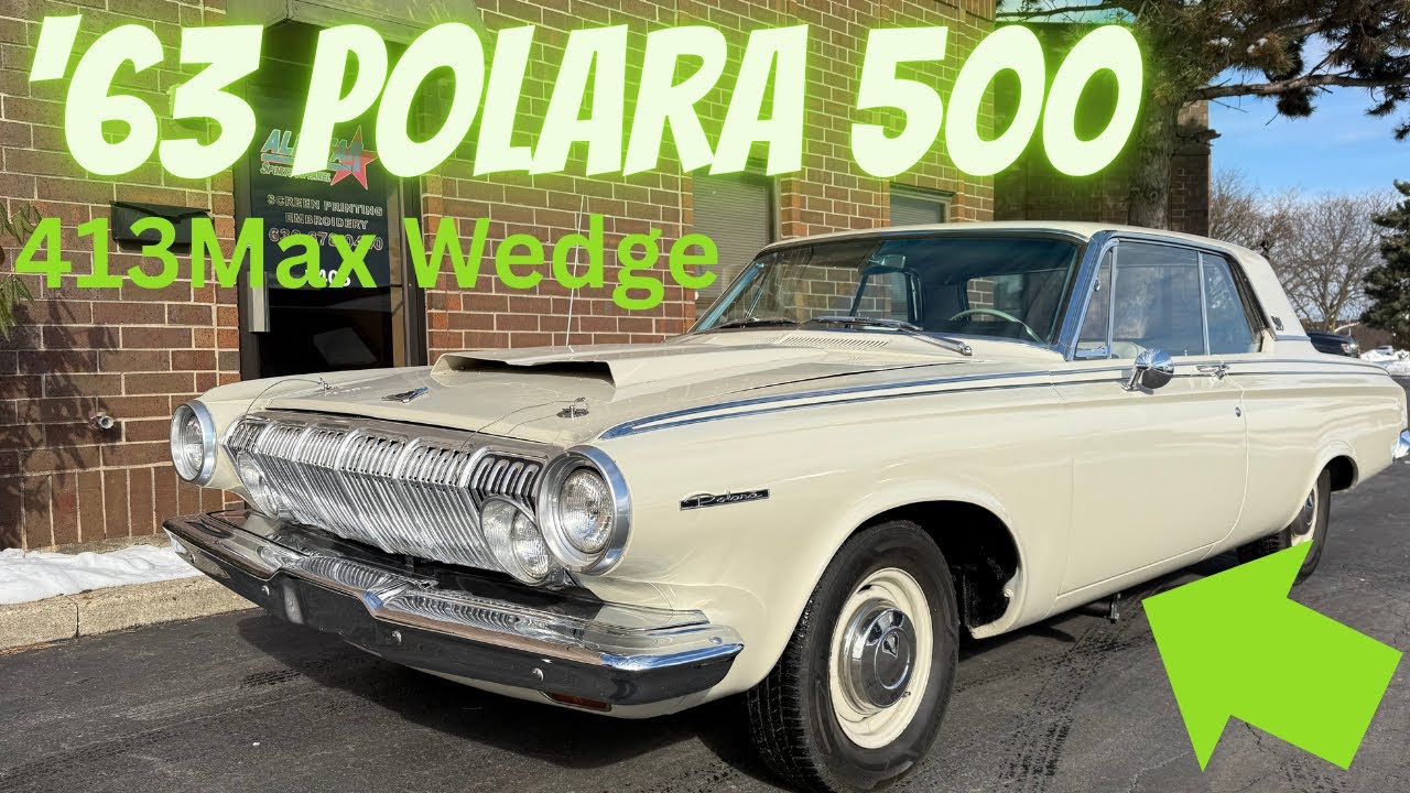 Dodge Polara 500 1963 года - 413 Max Wedge - кнопка 727 АКПП