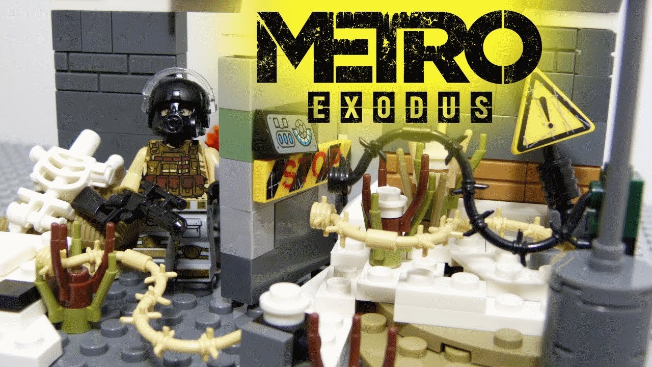 Metro Exodus.Побег из бункера.LEGO самоделка Метро Исход.
