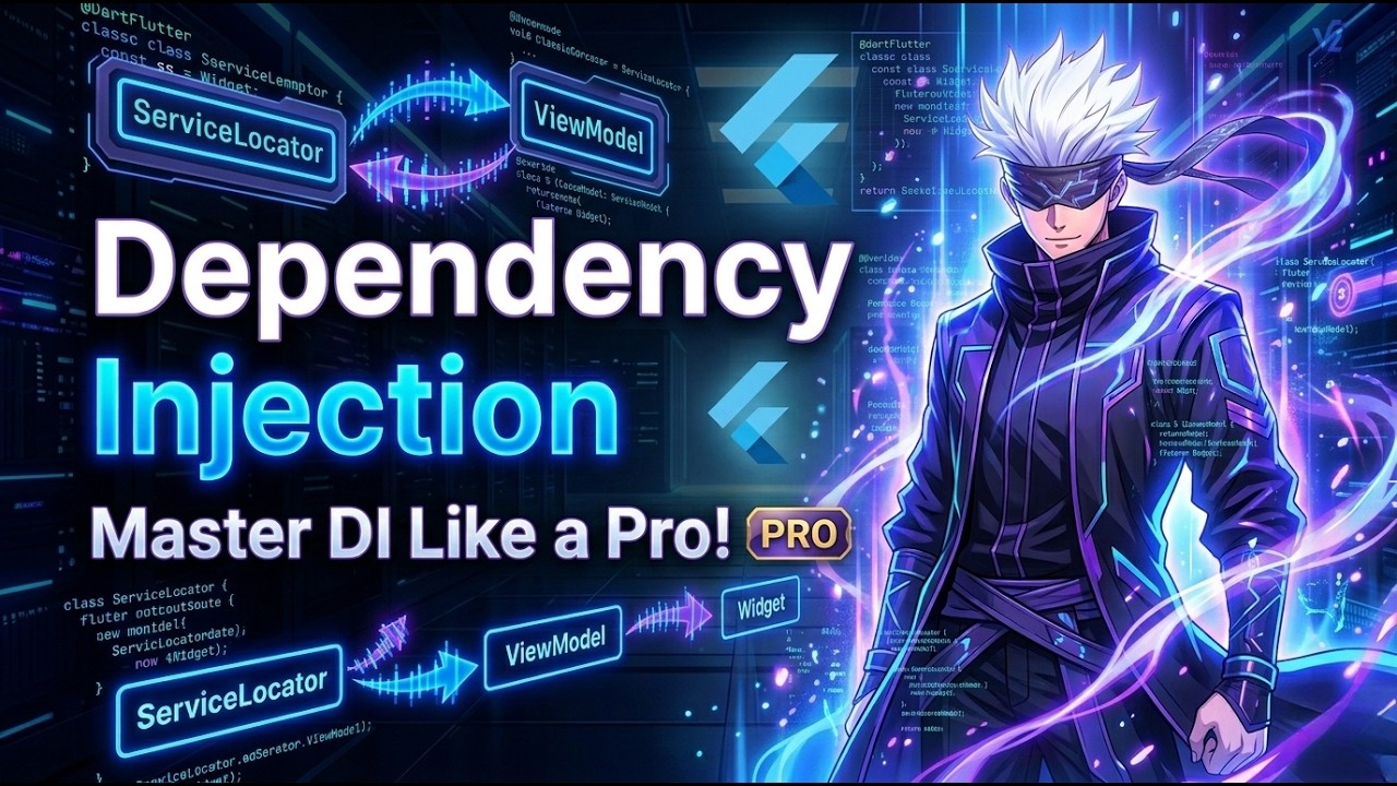 Master Dependency Injection in Flutter | Singleton vs Factory