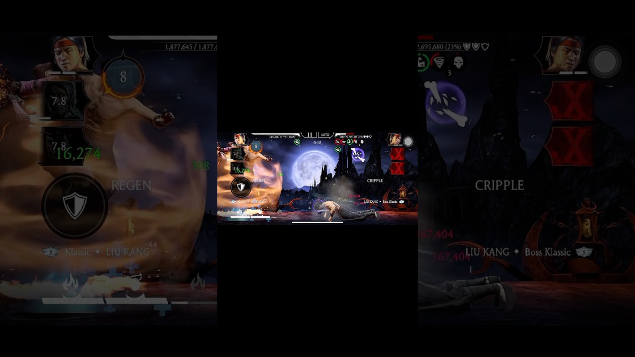 KLASSIC TOWER FATAL 180 BOSS BATTLE ROUND 4 GAMEPLAY MK MOBILE #mk11mobile #phonk #shorts