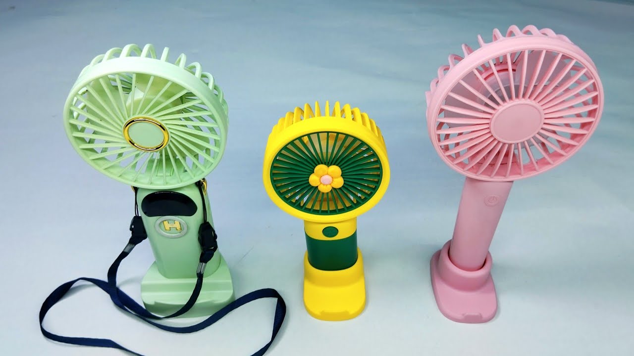 Handheld Desktop USB Fan Sample 3ta fan COLNSE Fan portable unboxing & test video।। best usb fan