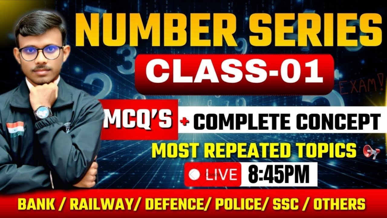 सीधा खोपड़ी में घुसा दूंगा Number Series || Numbers Series Trick Reasoning Clasess by Prem Sagar