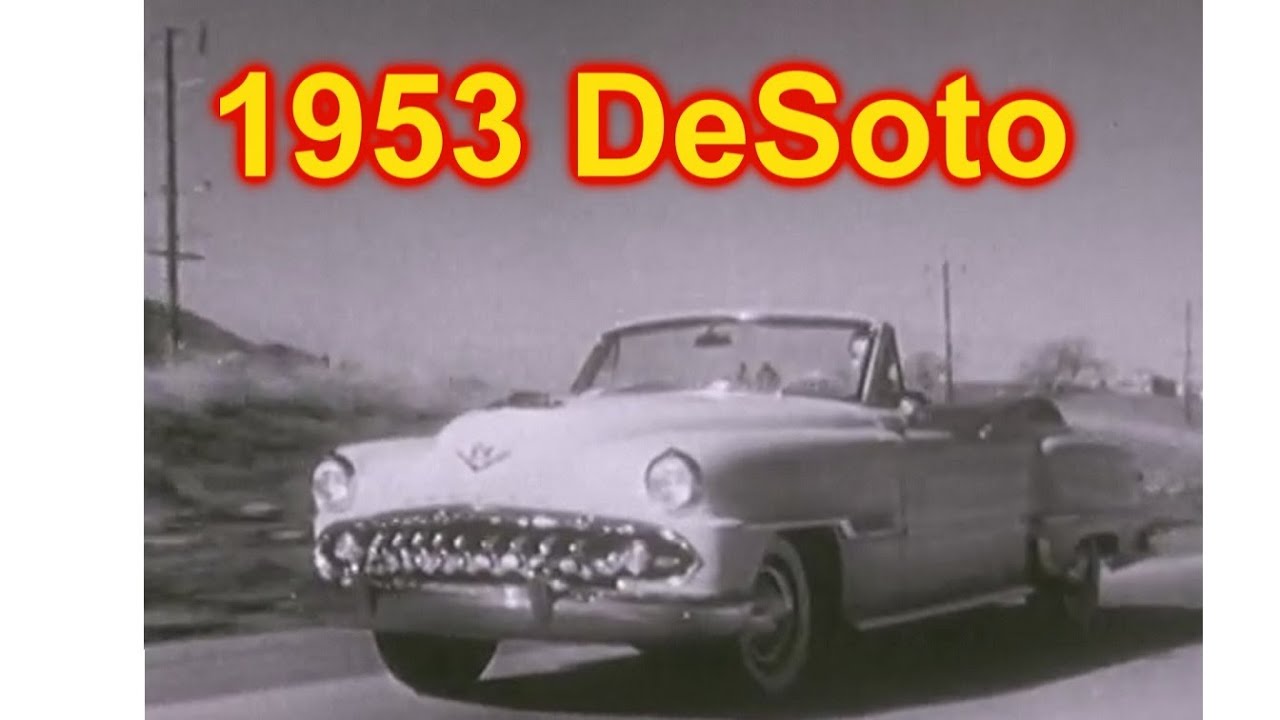 1953 Chrysler DeSoto Automobile Commercials Car Ad