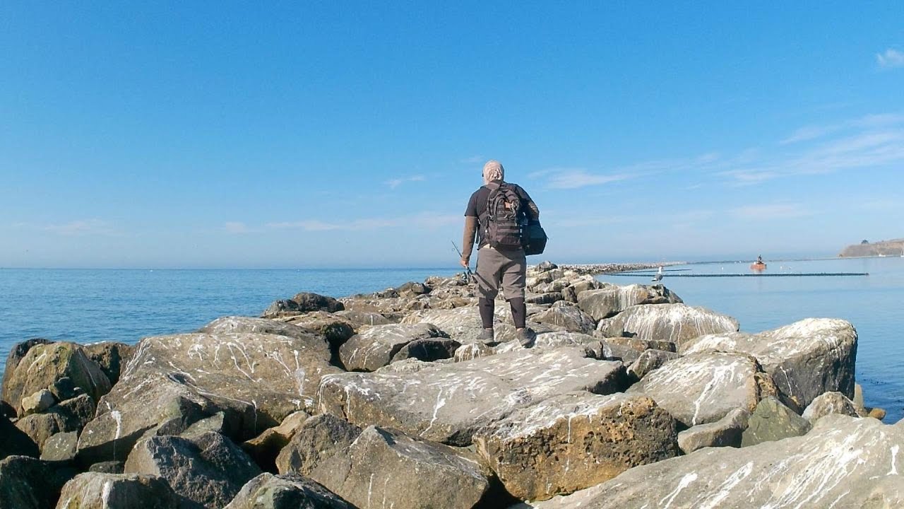 Рыбалка на разные виды соленой воды на причале залива Хаф-Мун-Бэй