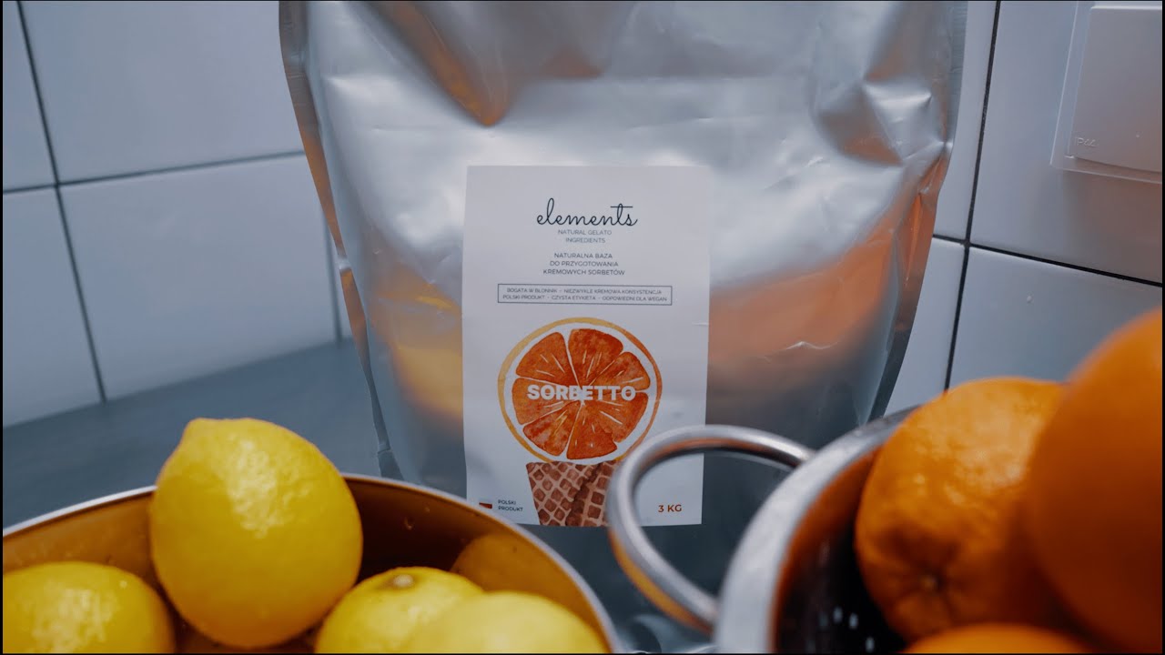 SORBETTO - baza do sorbet&oacute;w, variegato, bez dodatku cukru, wegańska