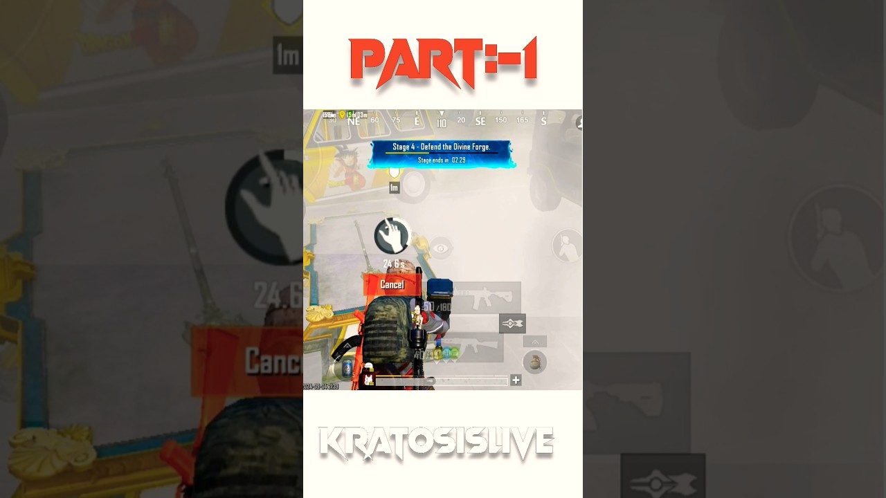 Part:-1 #bgmi #kratosislive #challenge #pubgmobile #rushgame #achievement #part1