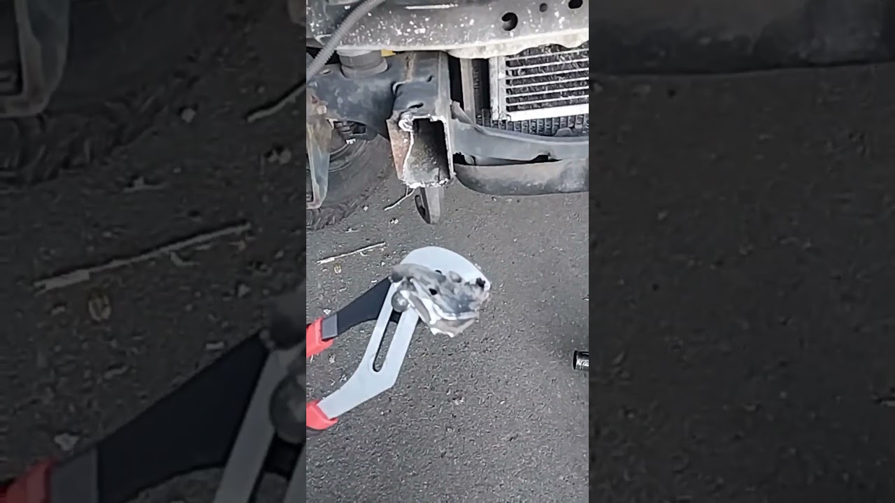 factory bumper hidden winch install #4x4 #landcruser #landcruiserprado #90series #overlander #toyota