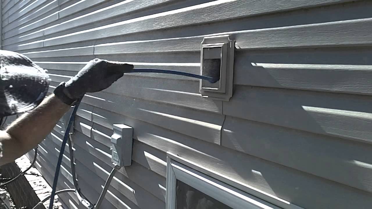Cleaning Dryer Vent with Spinning Skipper