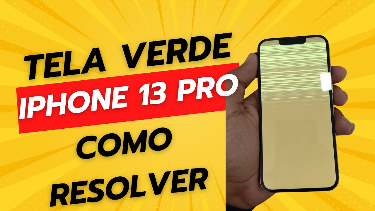 iphone 13 pro tela verde recuperação sem trocar a tela