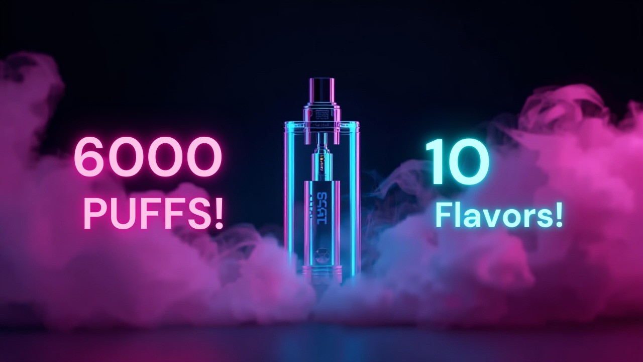 SKE Crystal CL6000 Review &ndash; 6000 Puffs, 10 Flavors, Ultimate Prefilled Pod Vape!