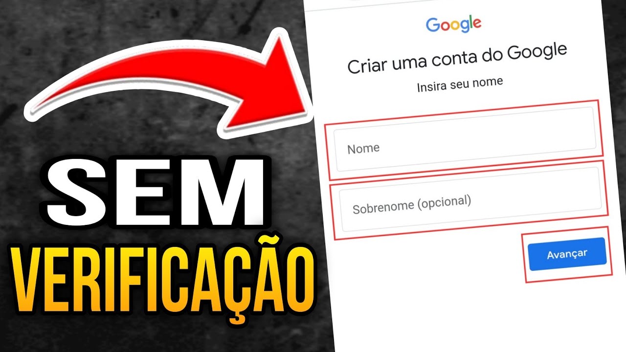 Como Criar Gmail SEM NUMERO em 2026 (Sem Verifica&ccedil;&atilde;o de Telefone)