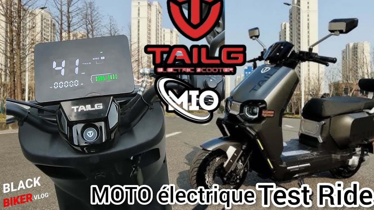 test Ride TAILG MIO MOTO ÉLECTRIQUE التمن مناسب وإقتصادي