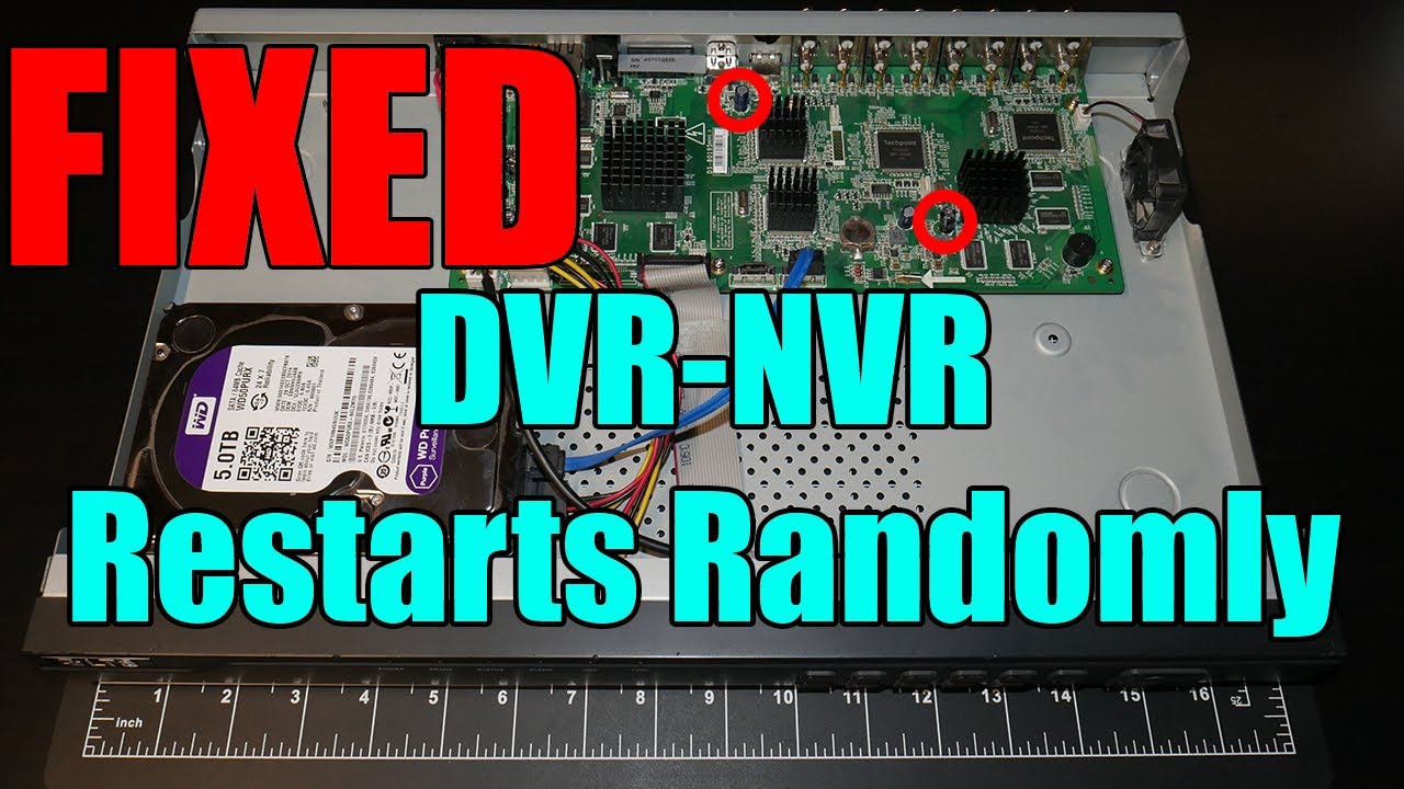 LTS DVR-NVR Random Restart Board Repair 4K