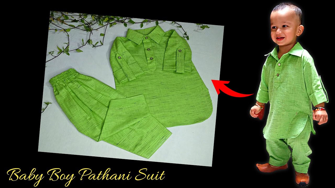 1.5-3Year Baby Boy Kurta Pajama //Pathani suit Cutting And Stitching / Baby Boy Dress