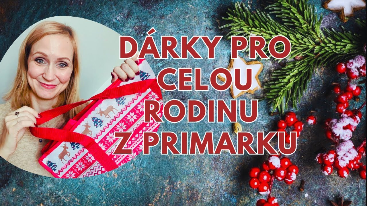 Tipy na vánoční dárky z Primarku pro celou rodinu | Vánoční Primark haul |Nákupy v pražském Primarku