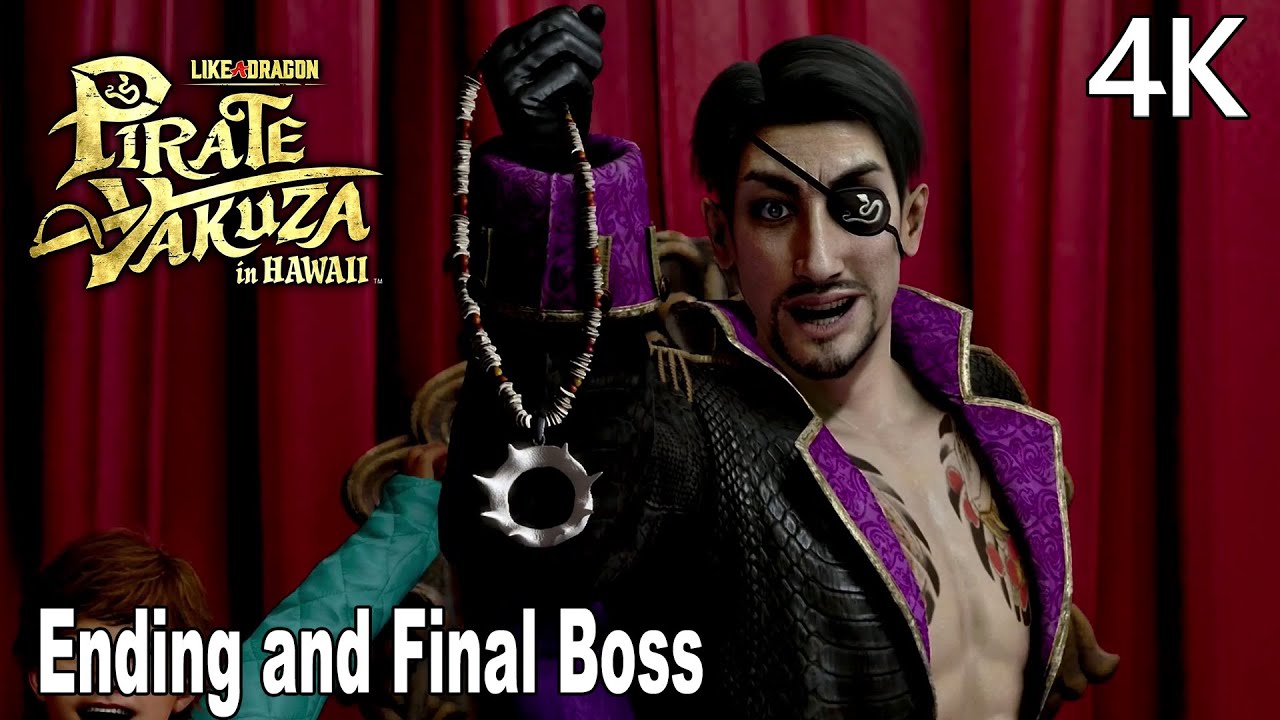 Like a Dragon Pirate Yakuza in Hawaii Ending and Final Boss Fight 4K