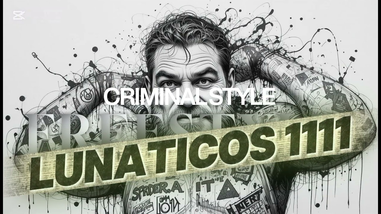 PISTA DE RAP FREESTYLE CRIMINAL STYLE INSTRUMENTAL HIP HOP 2025 LUNATICOS 1111