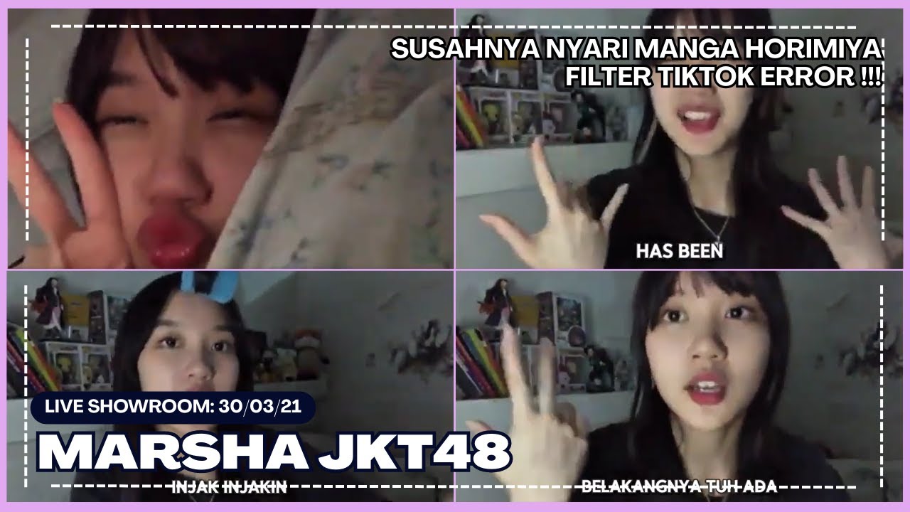 MARSHA MAU JADI OPPA KOREA !! | Marsha JKT48 SHOWROOM LIVE | 30/03/21