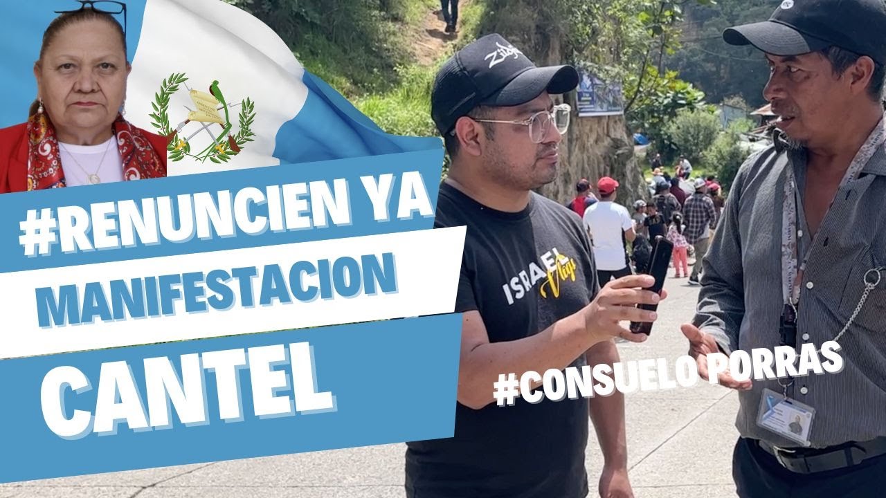 Manifestación Pachaj Cantel / Consuelo Porras 