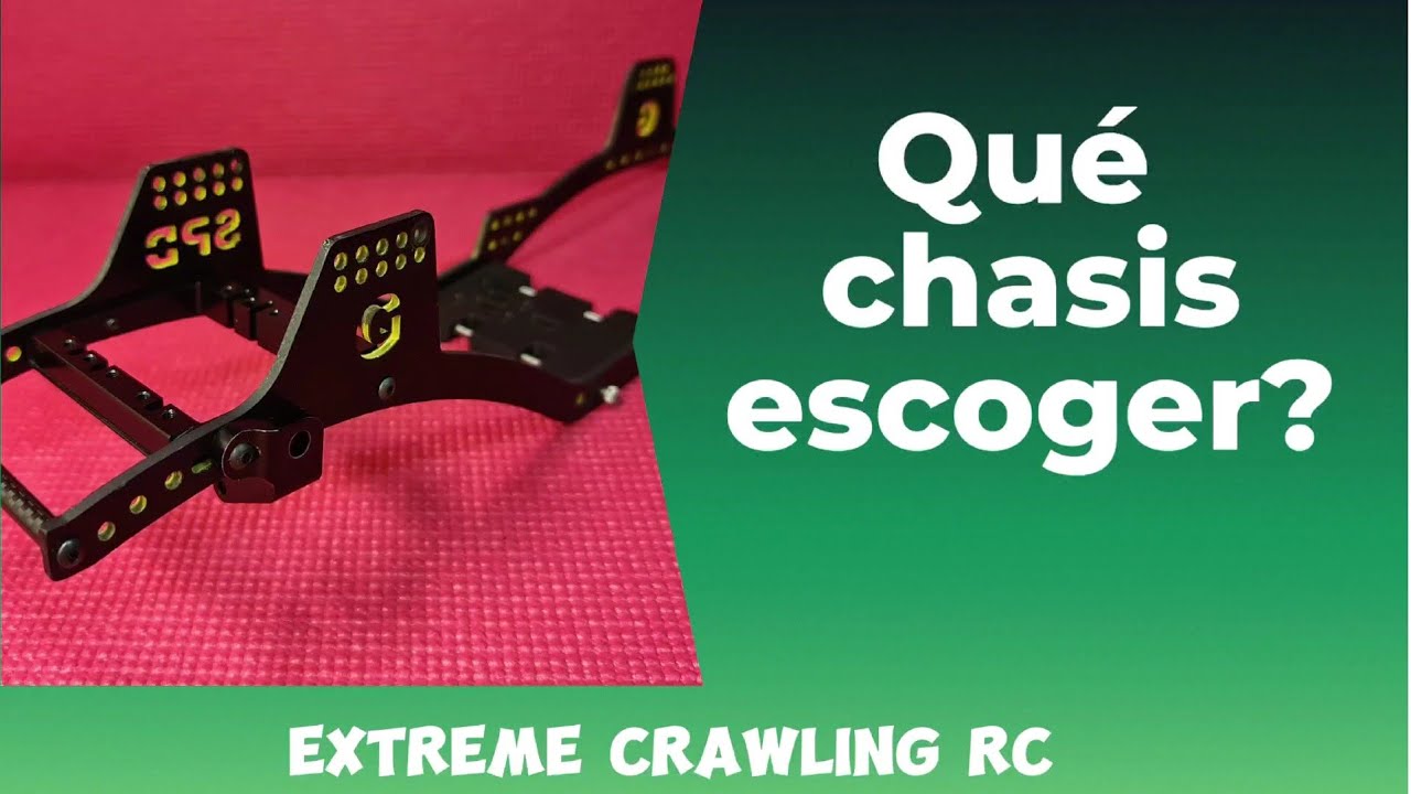 Elección ideal chasis rc crawler lcg