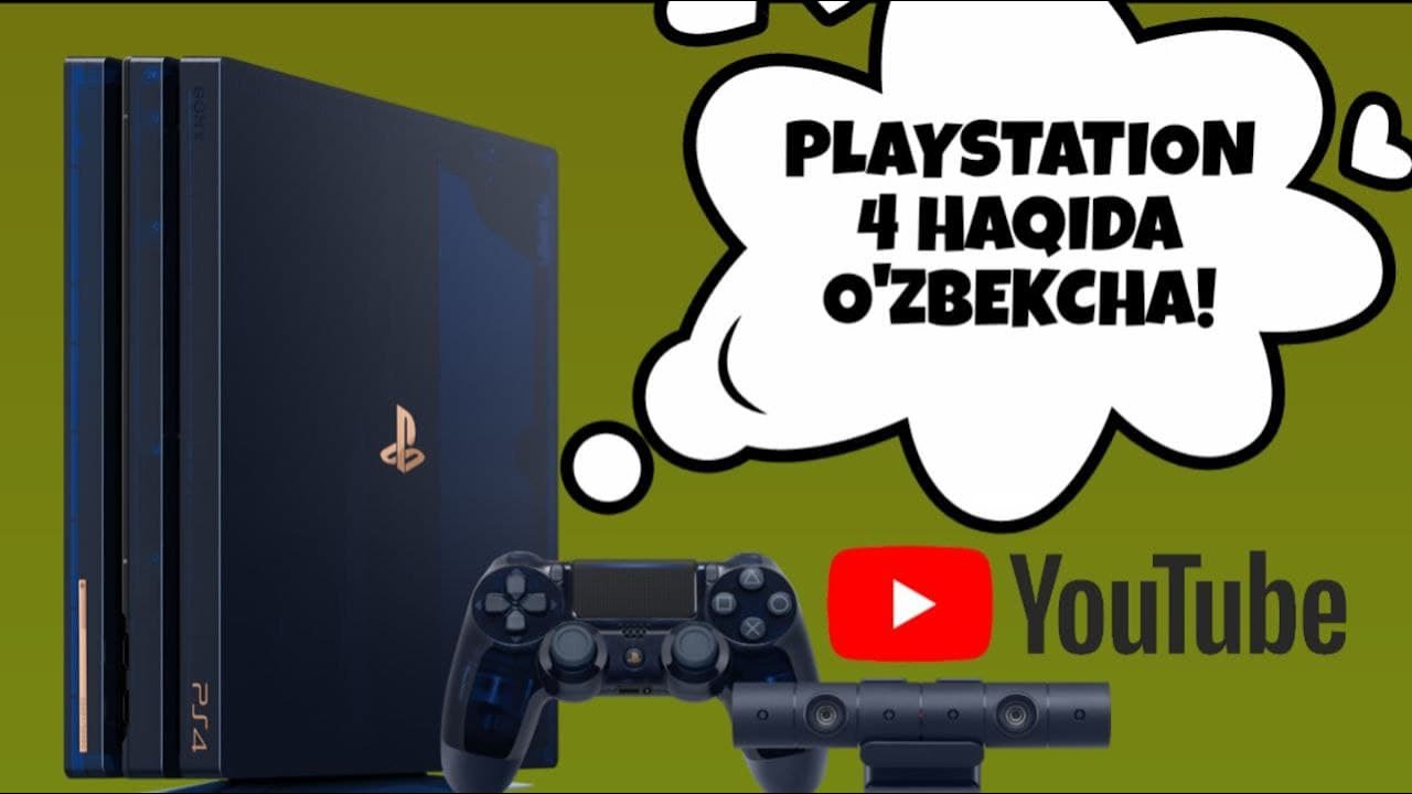 Playstation 4 haqida O'zbekcha 1-qism / ps4 uz
