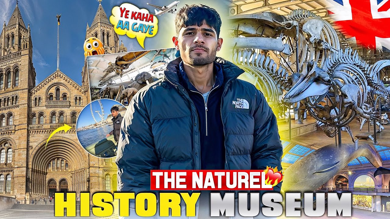 First Time In London 🇬🇧 ( 🦖Dinosaurs Dikh Liya 😲 Real ) Natural History Museum London 