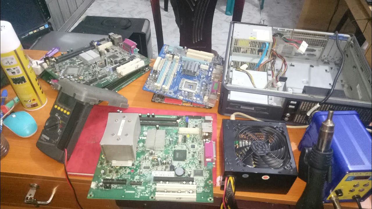 Repair Dell Optiplex Desktop Motherboard NO Power | Bangla