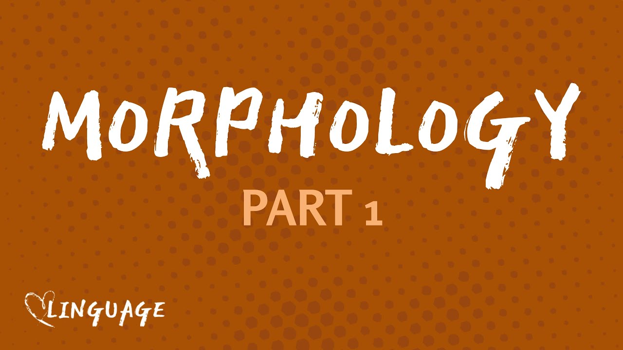 Word Formation Processes (Morphology Part 1)