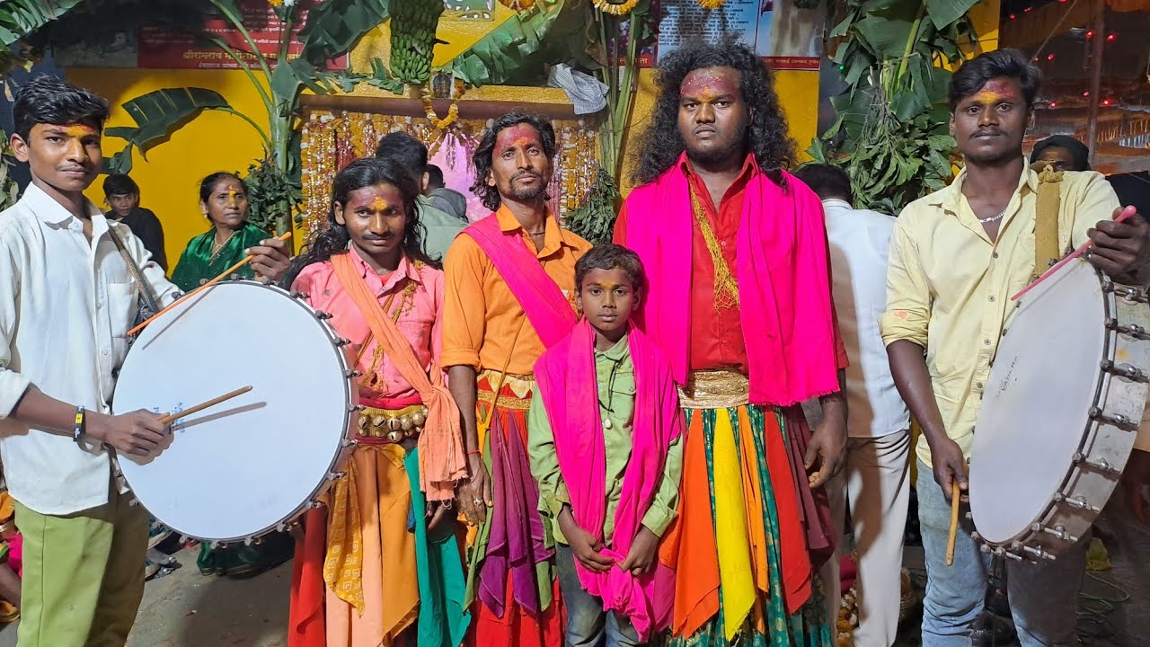 पोतराज ओवी /आंबा दिसे माझी पुनवेची चांदनी.. /चंद्रपुर महाकाली १३ वा वर्धापन दिन २०२४ /मुखेड/