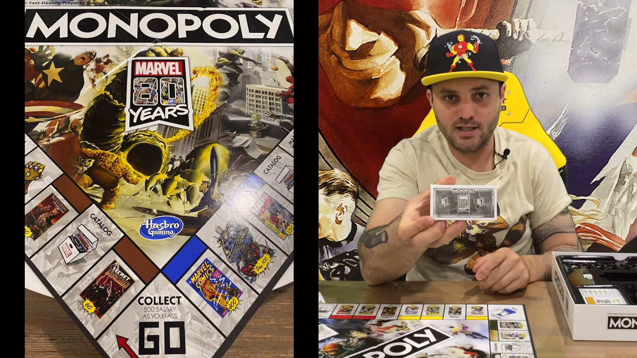 Ep 869 - Limited Edition Marvel 80 Years 2019 Monopoly Unboxing