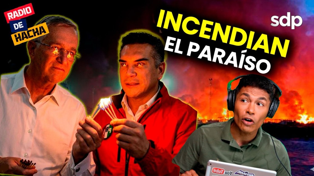 Carroñeros FESTEJAN incendio cerca de Dos Bocas y Azteca se queda sin VALORES