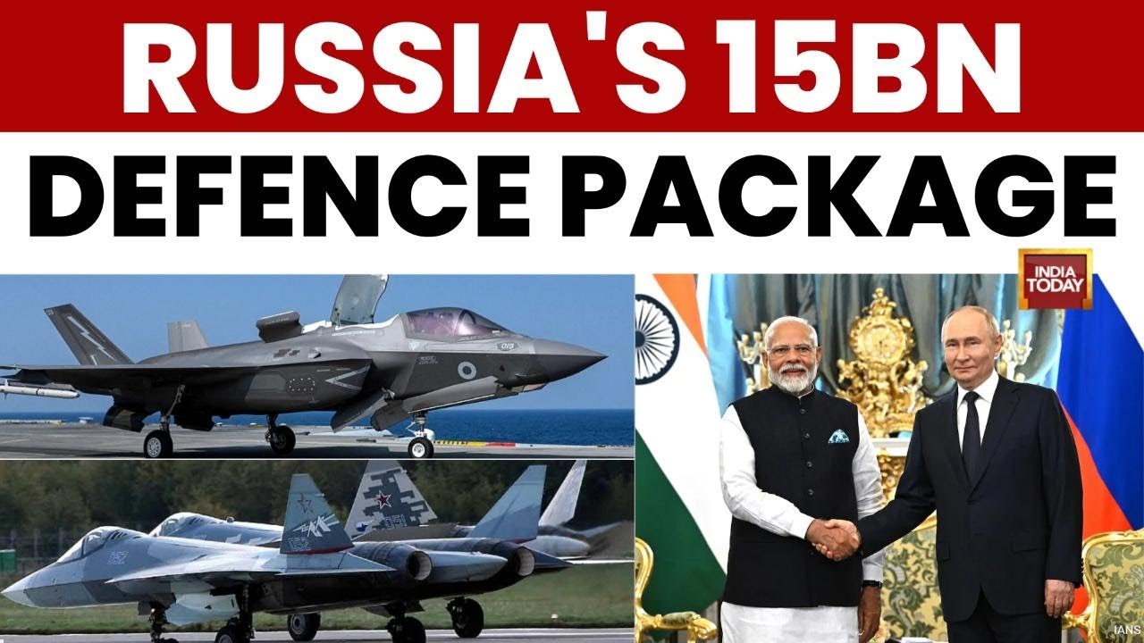 India-Russia Defence Offers: Su-75 Checkmate, S-400 & Nuclear Submarines | India Today News