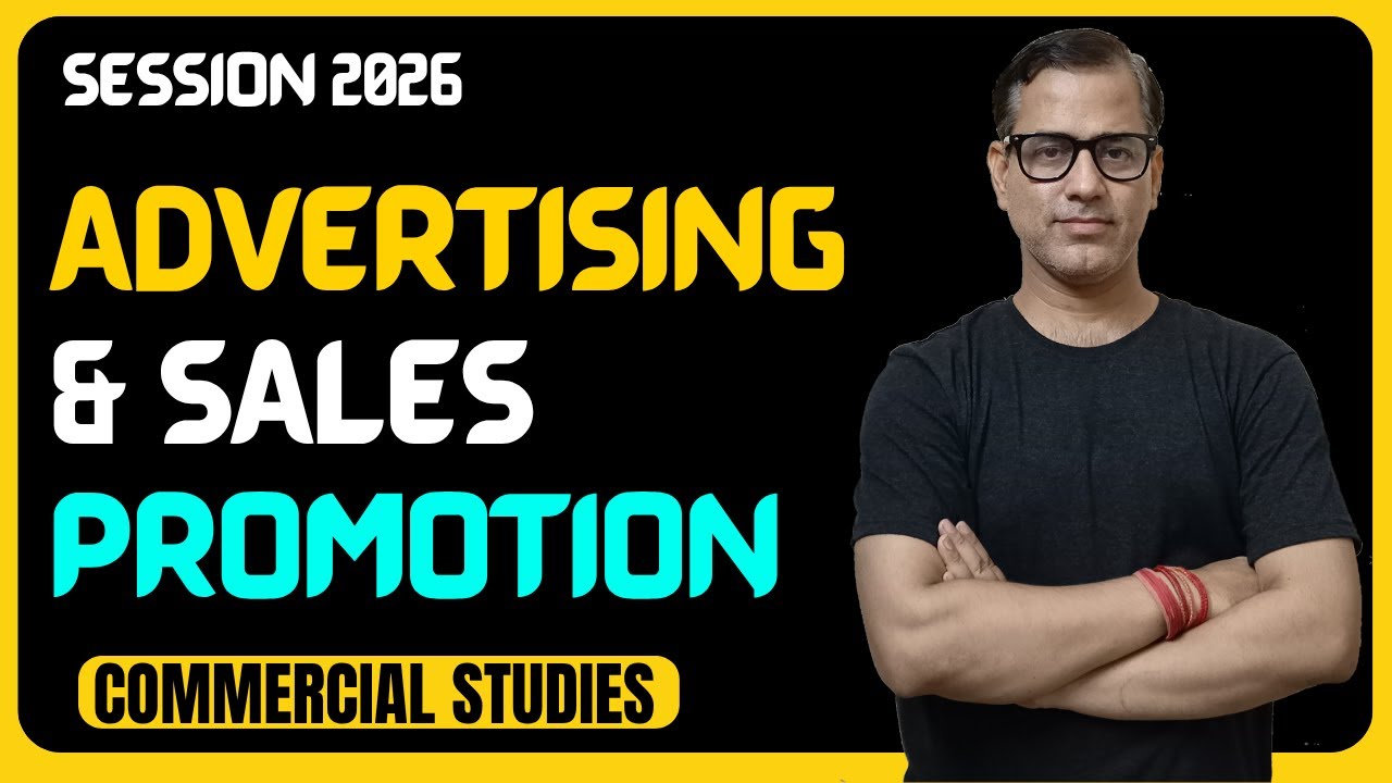 Advertising & Sales Promotion | ICSE Class 10 | ICSE Commercial Studies | @sirtarunrupani
