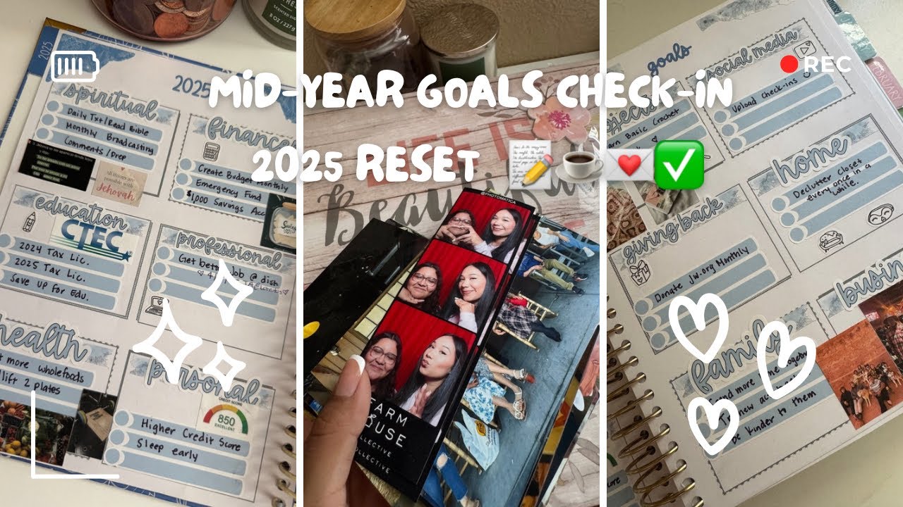 MID-YEAR 2025 GOALS CHECK-IN & CATCH UP WITH ME! 📝☕️☀️