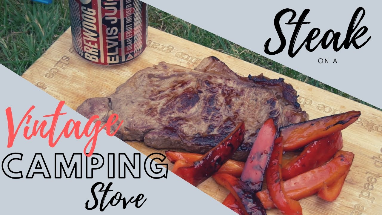 Cooking Steak on a Vintage Camping Gaz Stove !