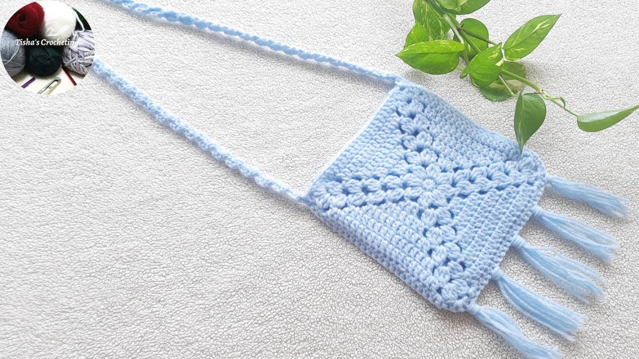 Crochet granny square bag/Crochet bag