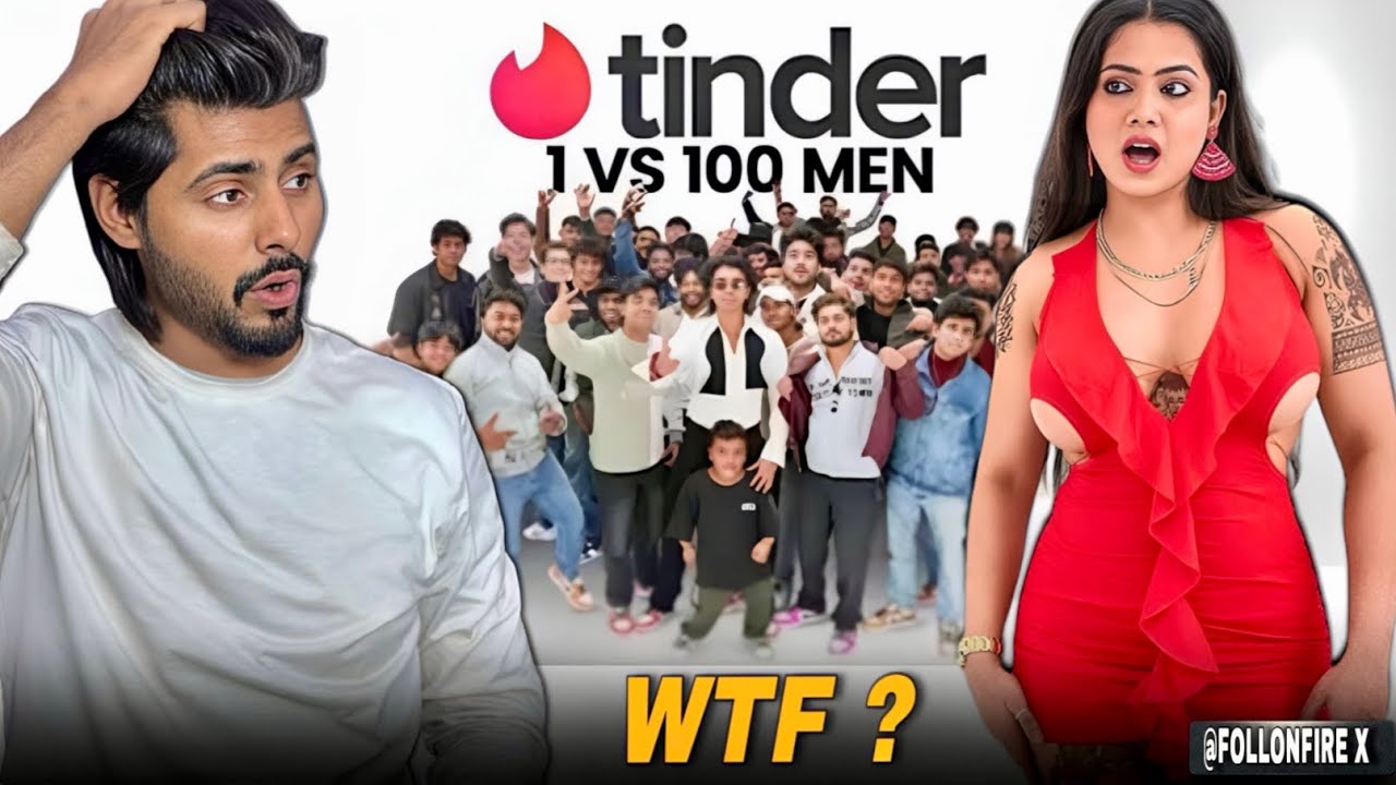 Tinder 1 vs 100… Ye Dating Show Tha Ya Public Tamasha? 😳 | Brutal Roast 🔥