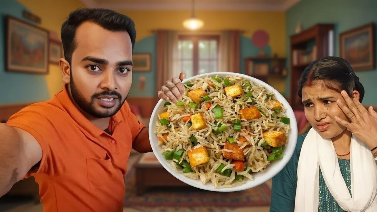 Ghar pe Paneer Rice Banaye 😍 Hira Gupta Vlogs 