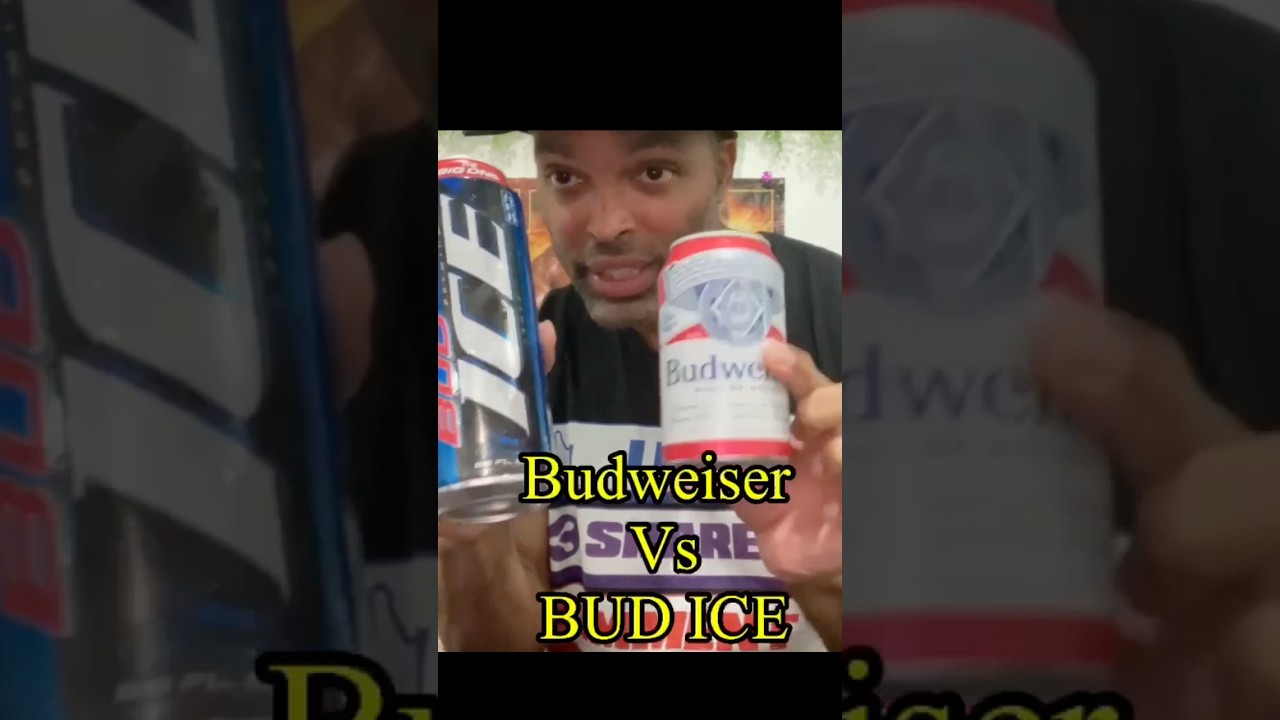 Budweiser vs BUD ICE #beerreview