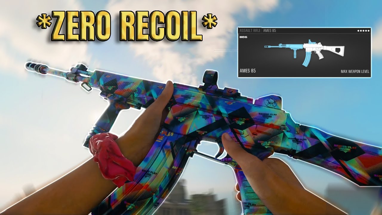 new *ZERO RECOIL* AMES 85 LOADOUT is BROKEN in WARZONE! 🔥 (Best AMES 85 Class Setup)