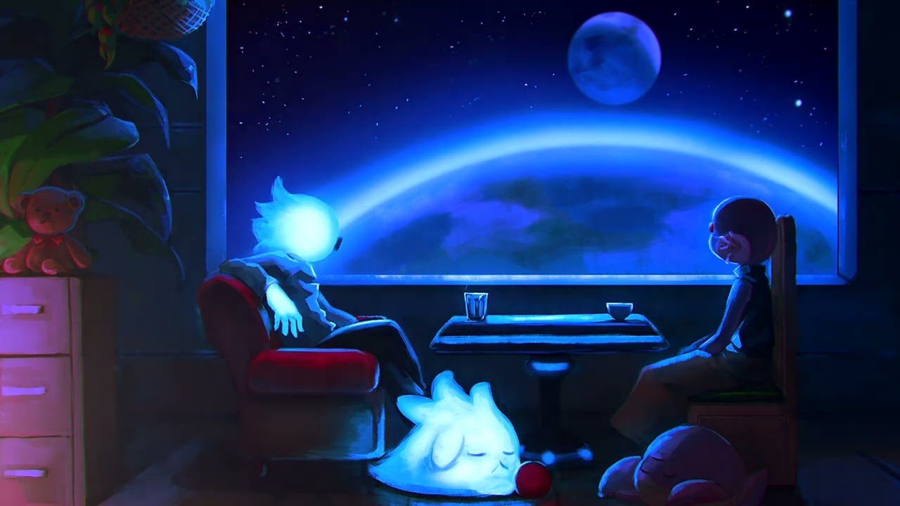an afternoon in space ☂ starbound ost + rain sounds