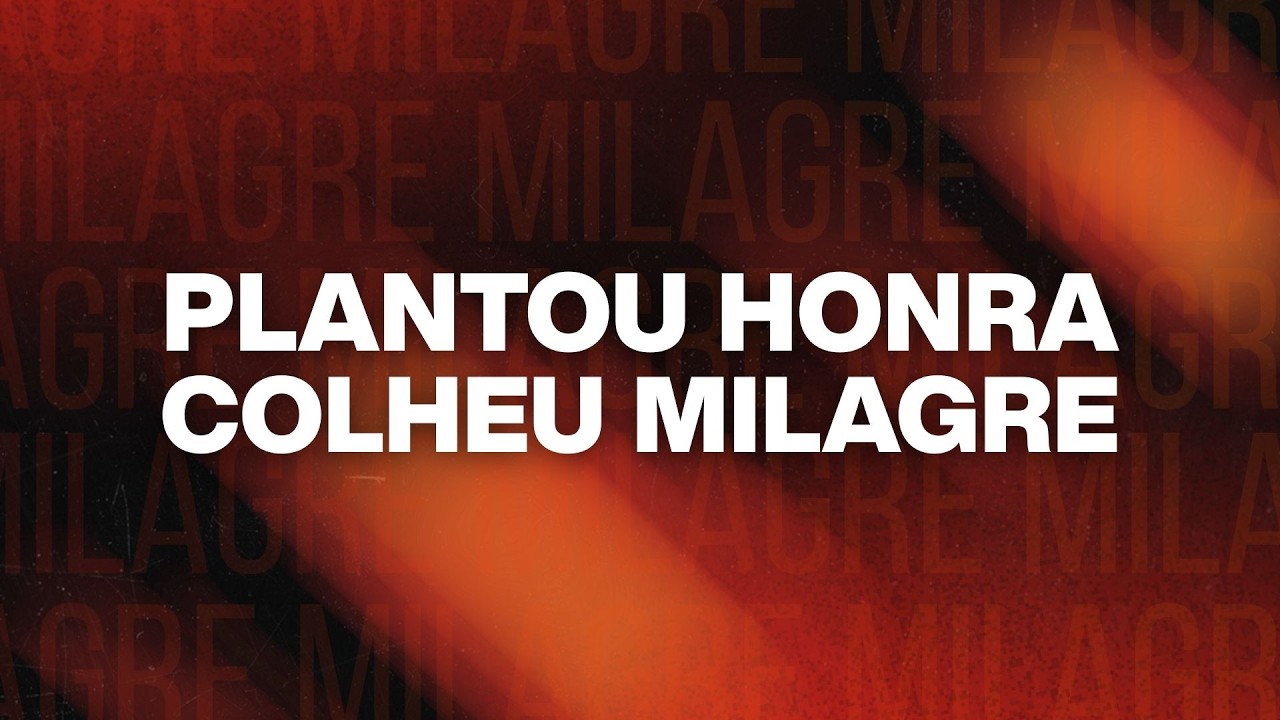 Culto ao Vivo HOJE | Pregação: Plantou Honra, Colheu Milagre