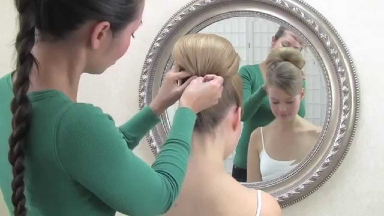 wedding hairstyling video - tunnel pinning