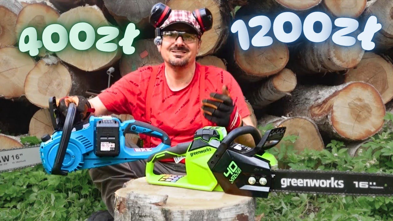 Pilarki akumulatorowe 40V, czy tania jest równie dobra? (Greenworks)