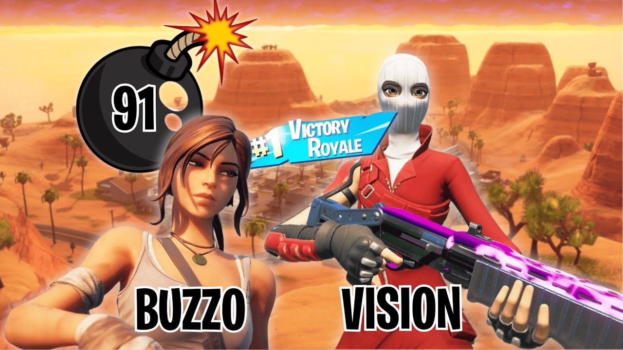 WTJ BUZZO + WTJ VISIONFAQ DROPPED 91 ELIMS IN UNREAL RANKED