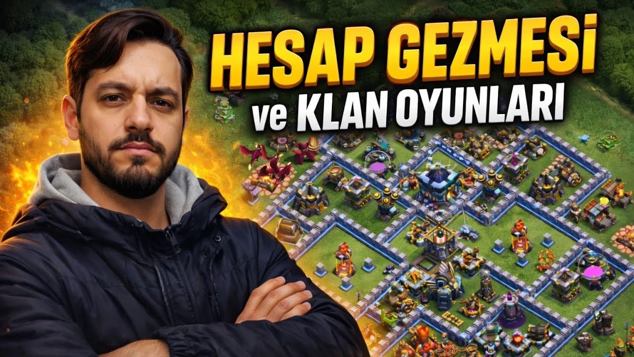 Hesapları gezdik klan oyunlarını topladık iyi seyirler