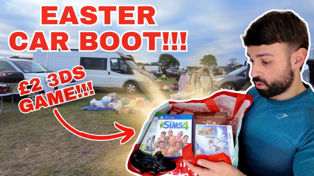 INSANE Easter Game Hunt – £2 3DS Car Boot Find & Rare Retro Pickups!