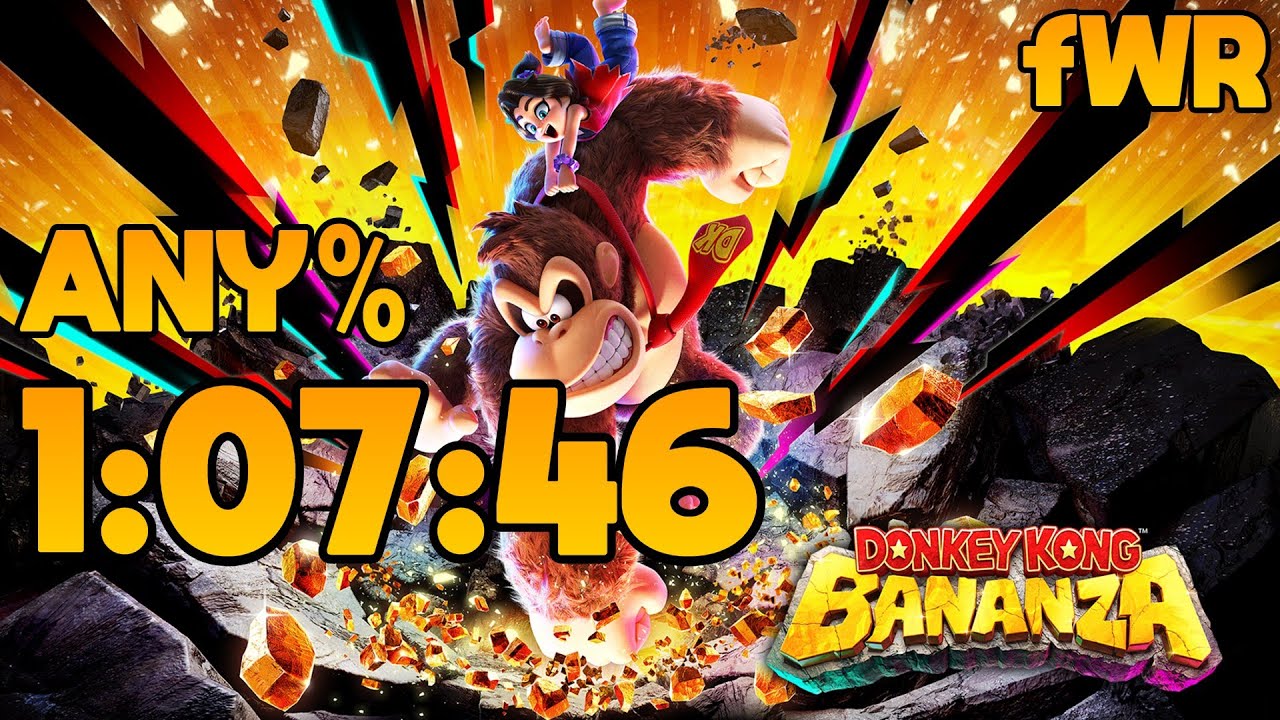 [fWR] Donkey Kong Bananza Any% Speedrun in 1:07:46